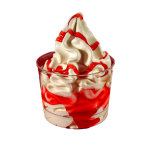 Natzghețată topping capșuni 135g